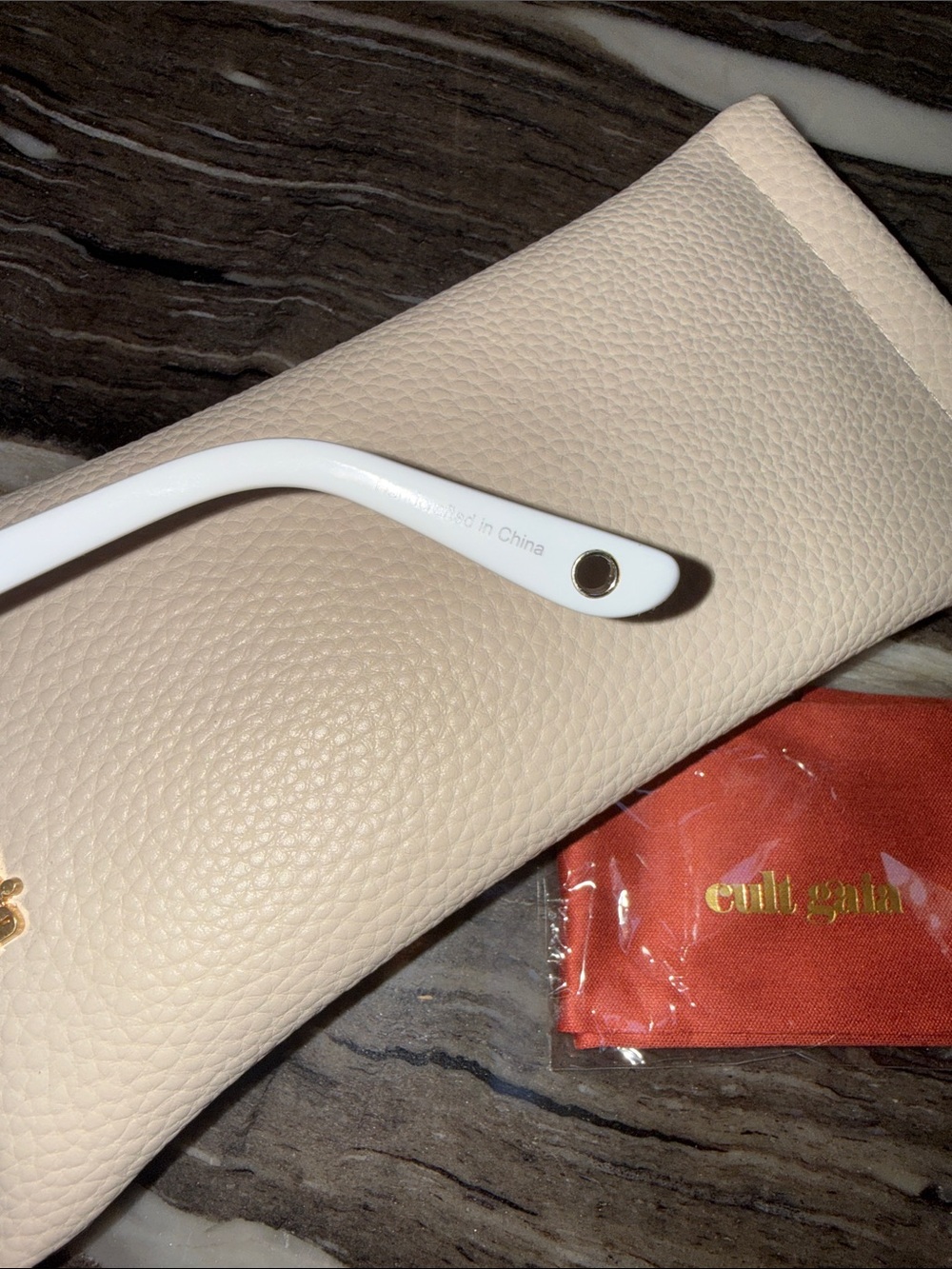 Cult Gaia White Hera Sunglasses NEW - Picture 13 of 17